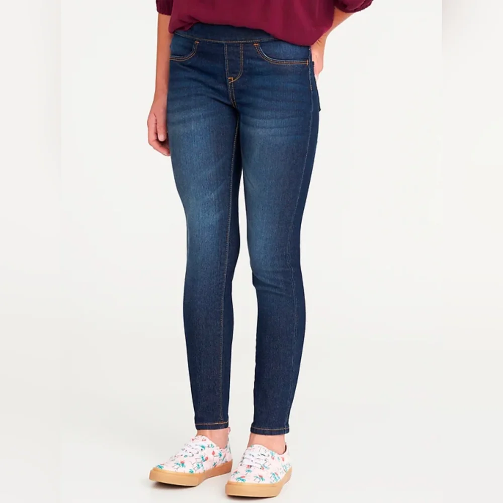 OLD NAVY Girls XL Jeans 14/16 Pull On Denim Skinny